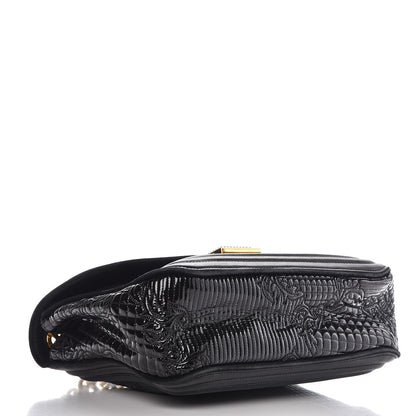 Versace Patent Vanitas Shoulder Bag Black 4 of 12