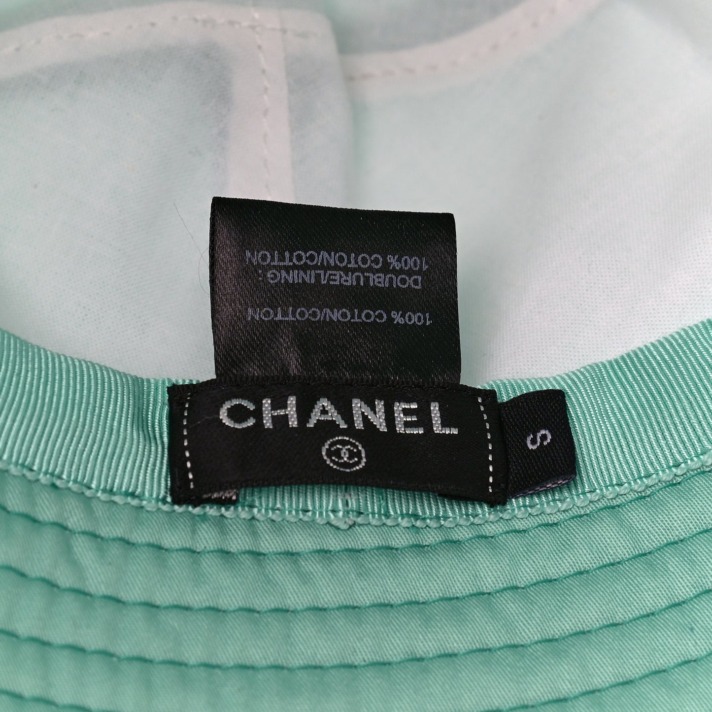 Cotton CC Cloche Bucket Hat S Turquoise Fuchsia