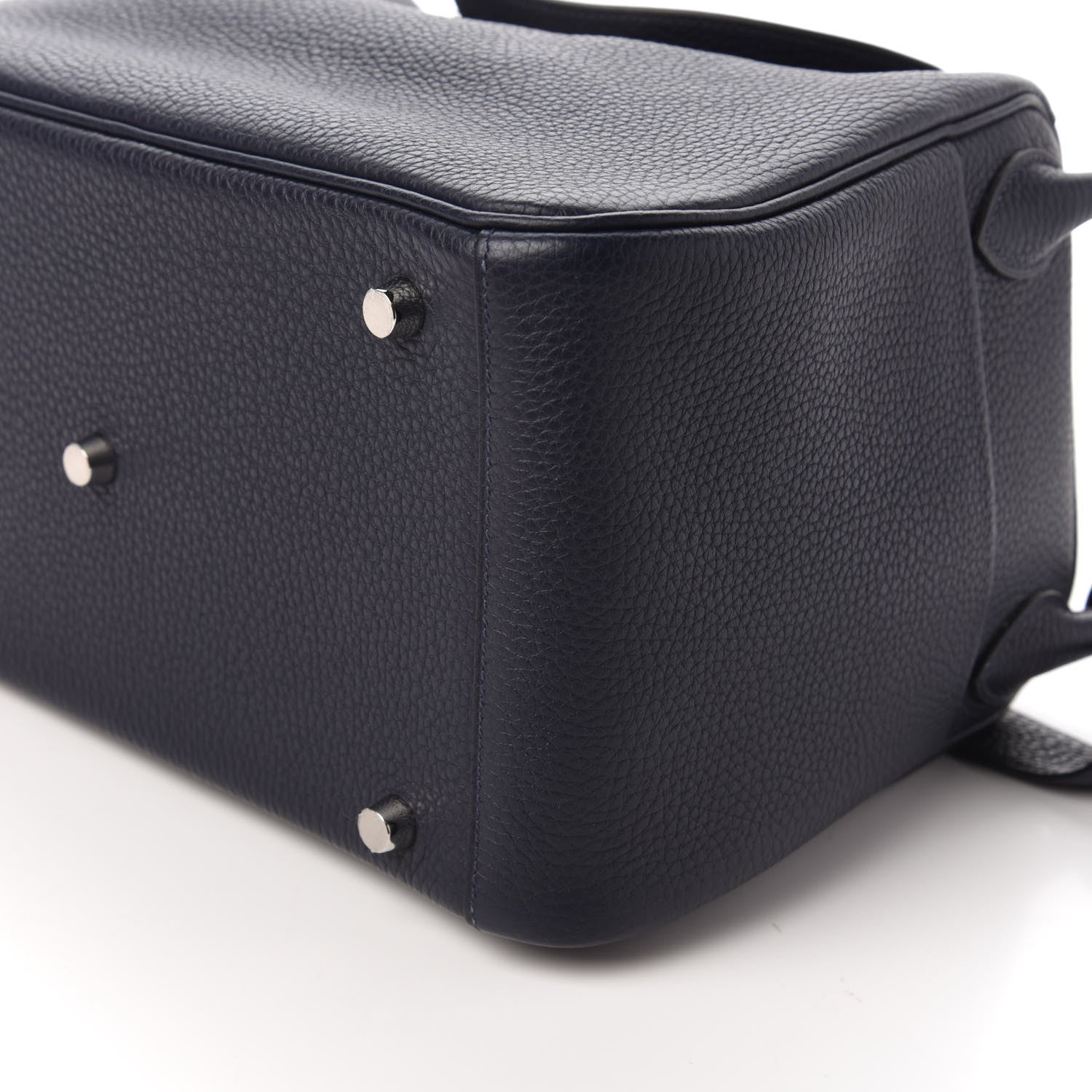 Hermes Taurillon Clemence Lindy 30 Bleu Nuit 7 of 10