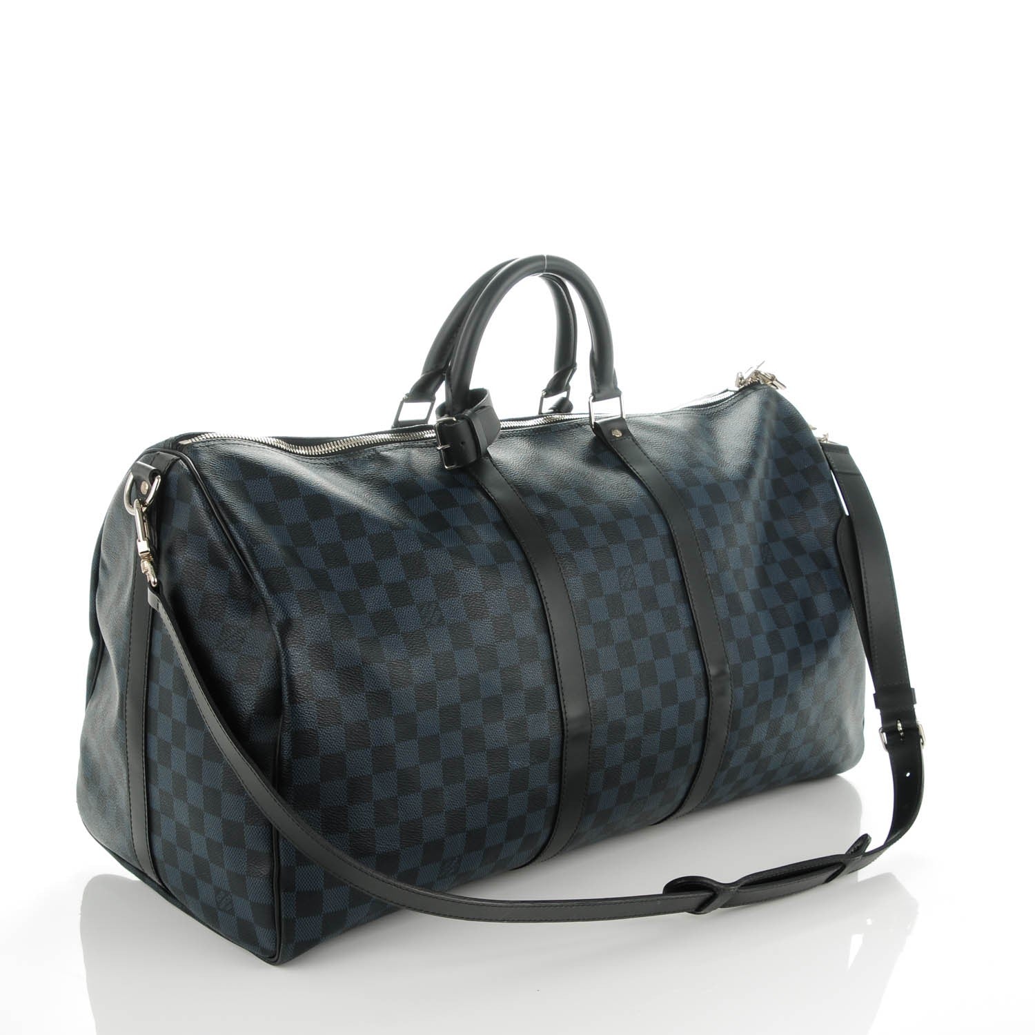 Louis Vuitton Damier Cobalt Keepall Bandouliere 55 3 of 7