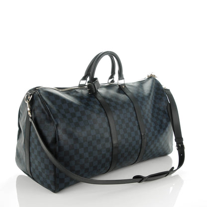 Louis Vuitton Damier Cobalt Keepall Bandouliere 55 3 of 7