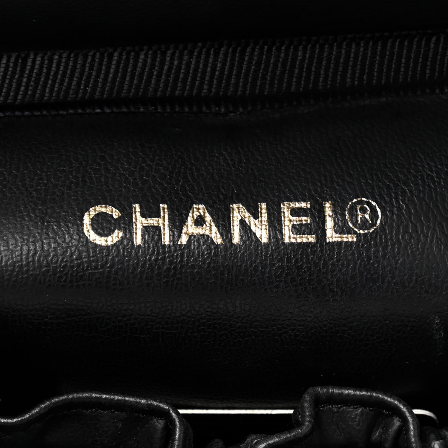 Chanel Caviar Vanity Cosmetic Case Black 6 of 13
