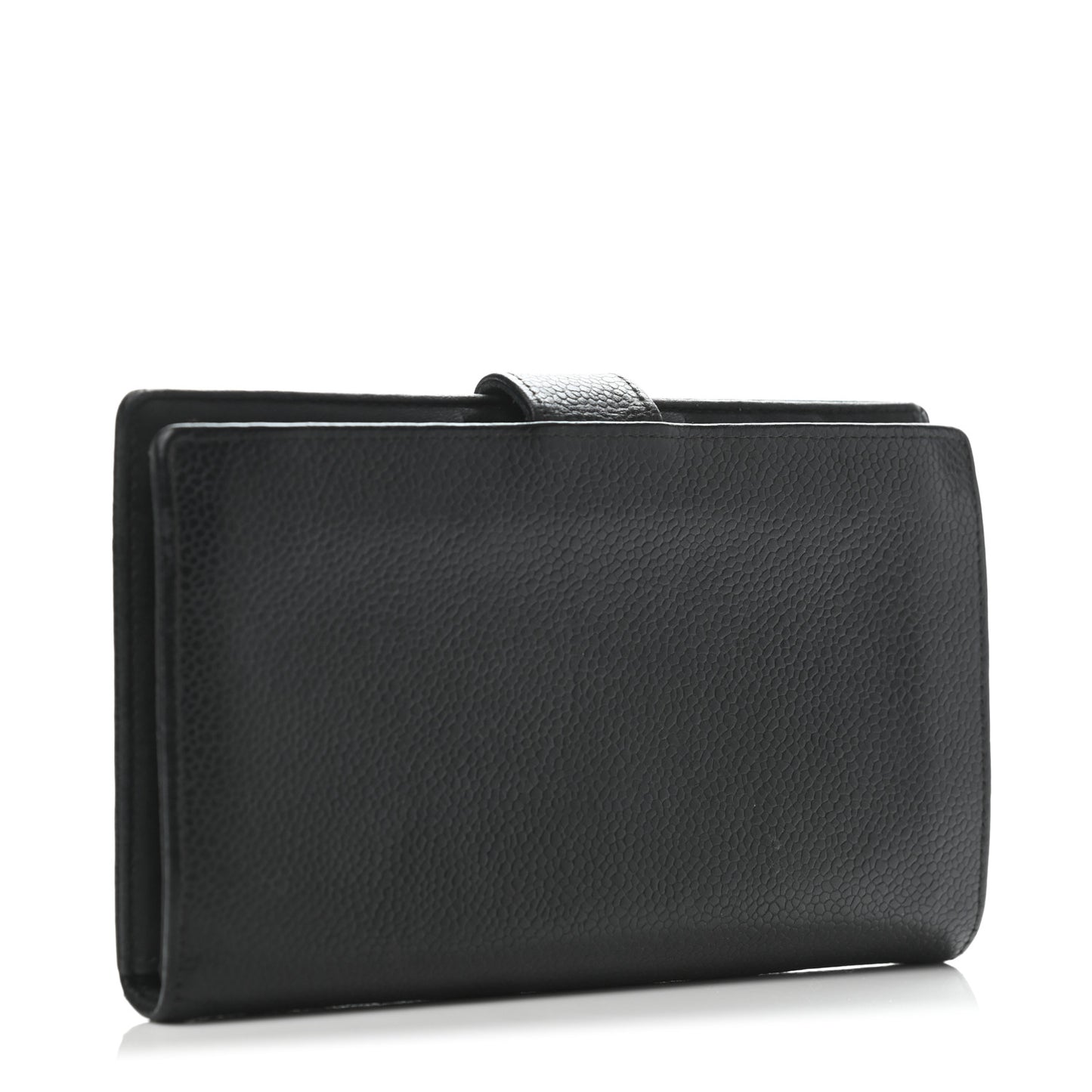 Caviar Timeless CC French Wallet Black