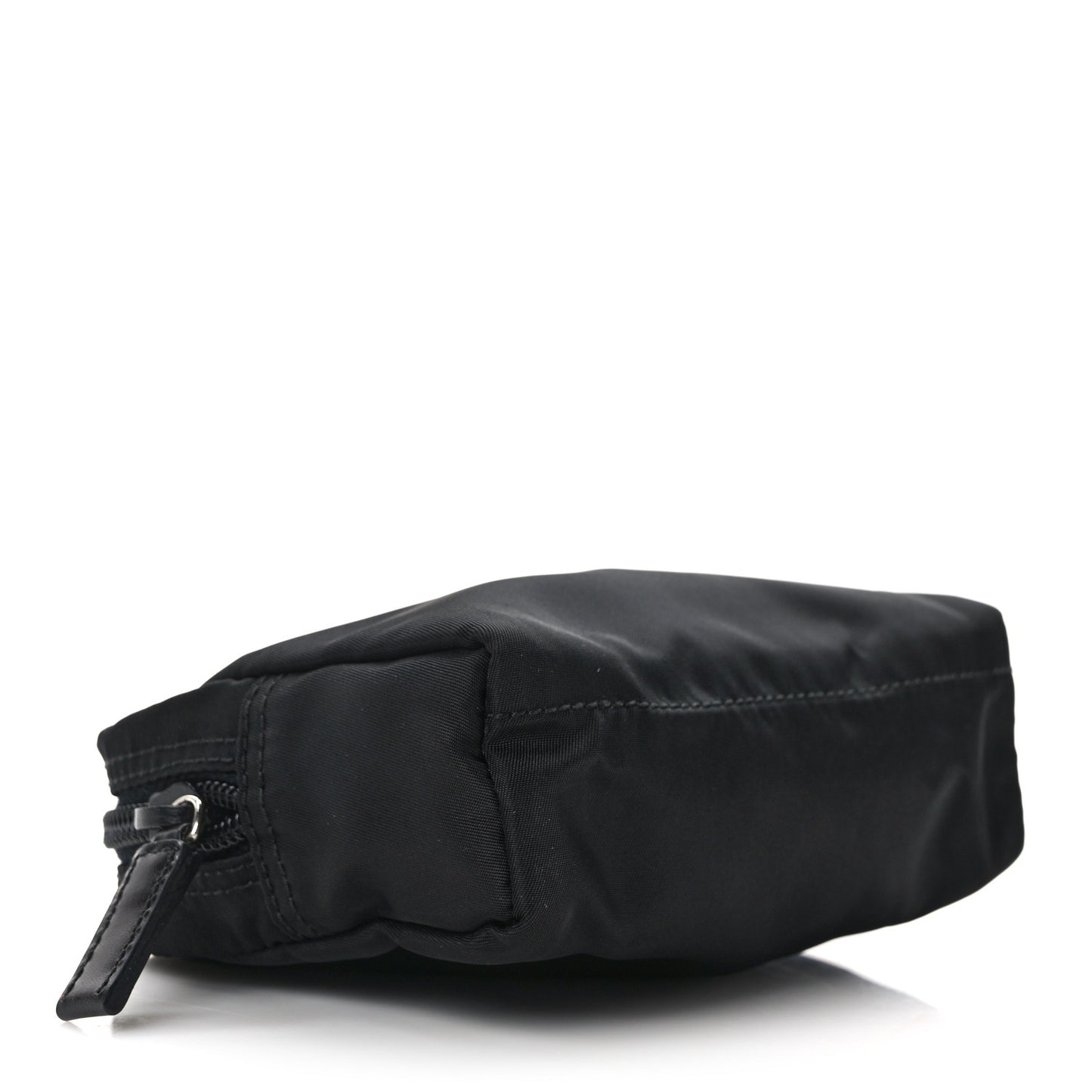 Nylon Tessuto Cosmetic Pouch Black