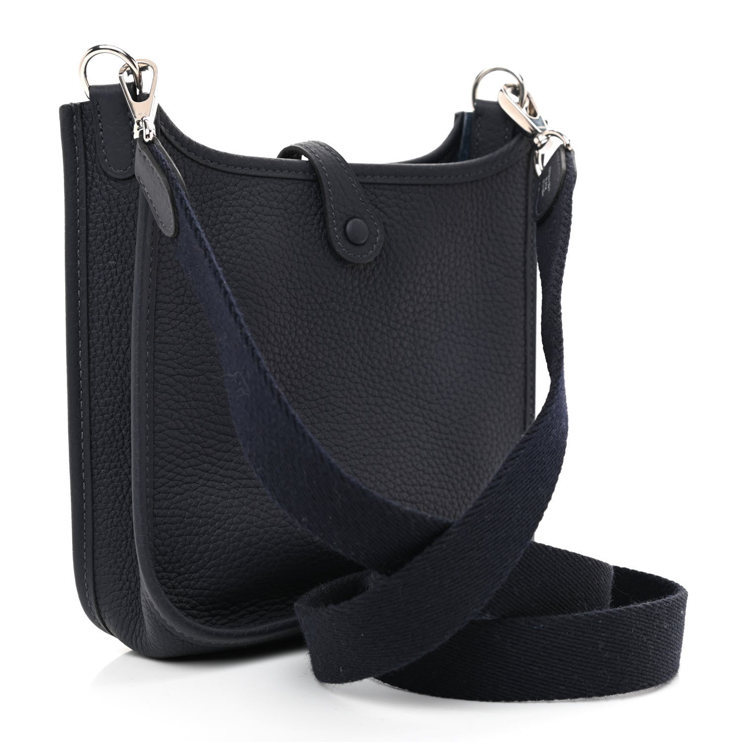 Hermes Taurillon Clemence Evelyne TPM Bleu Nuit 3 of 10