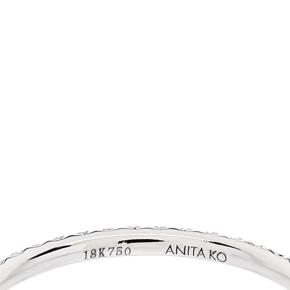 Anita Ko 18K White Gold Diamond Eternity Ring 53 6.5 4 of 4