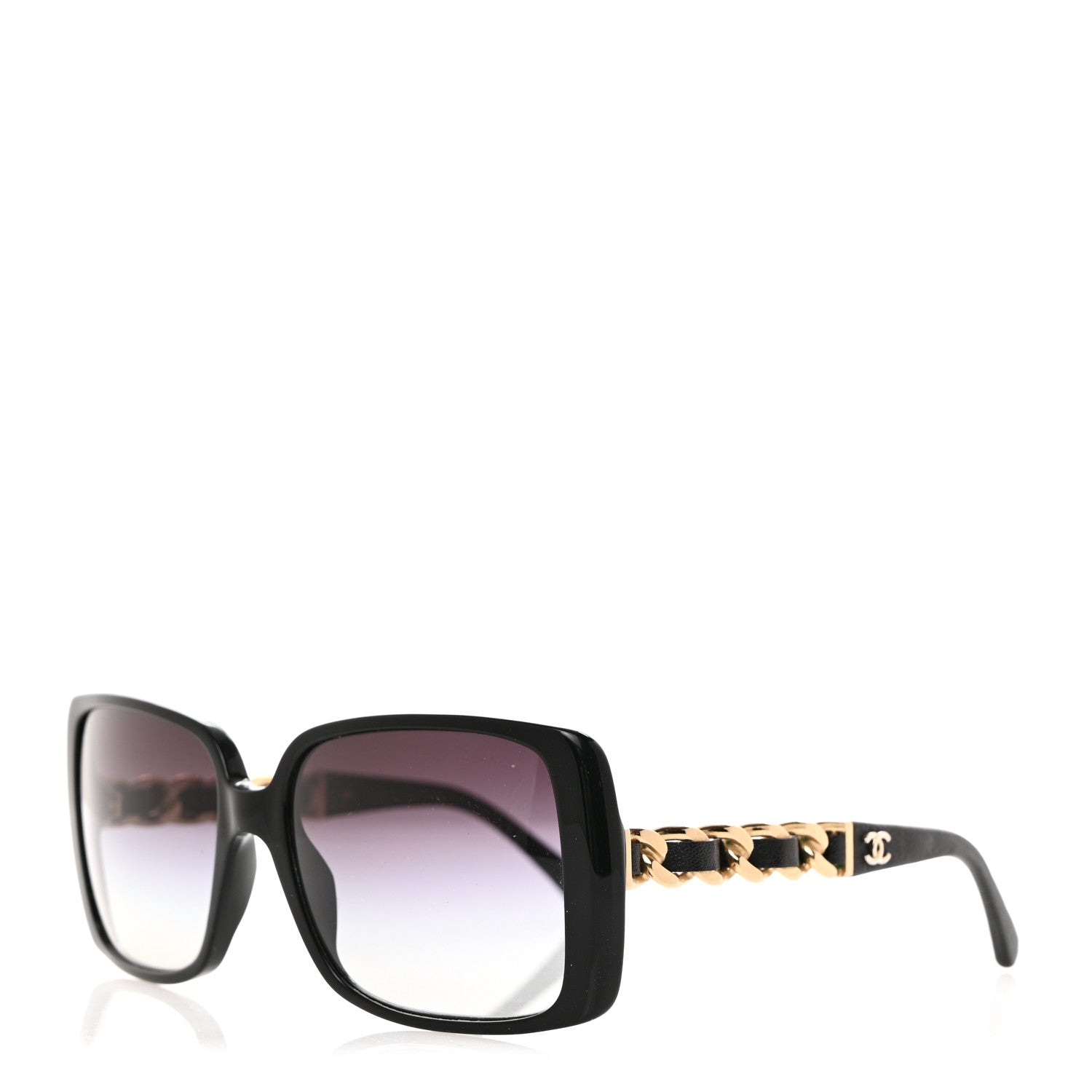 Chanel Acetate Chain Sunglasses 5208-Q Black 1 of 8