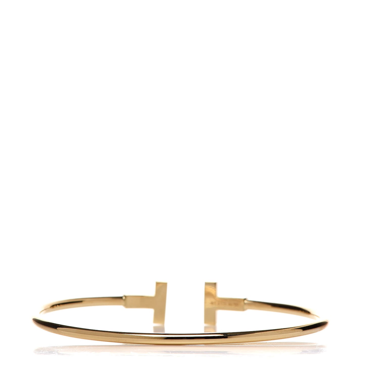 18K Yellow Gold T Wire Bracelet