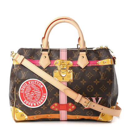 Louis Vuitton Monogram Summer Trunks Speedy Bandouliere 30 1 of 11