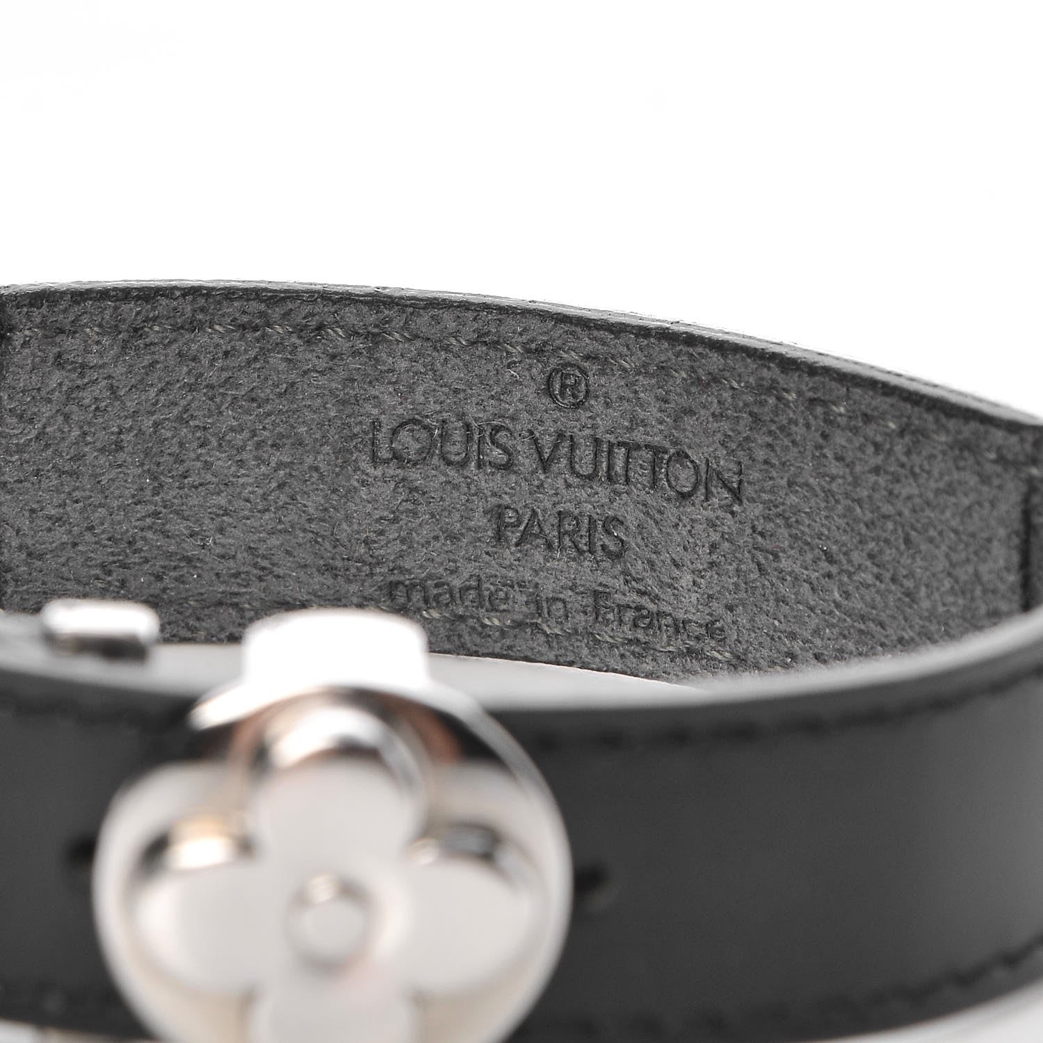 Louis Vuitton Mat Monogram Wish Bracelet Black 3 of 6