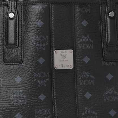 MCM Visetos Medium Liz Reversible Shopper Tote Black 10 of 14