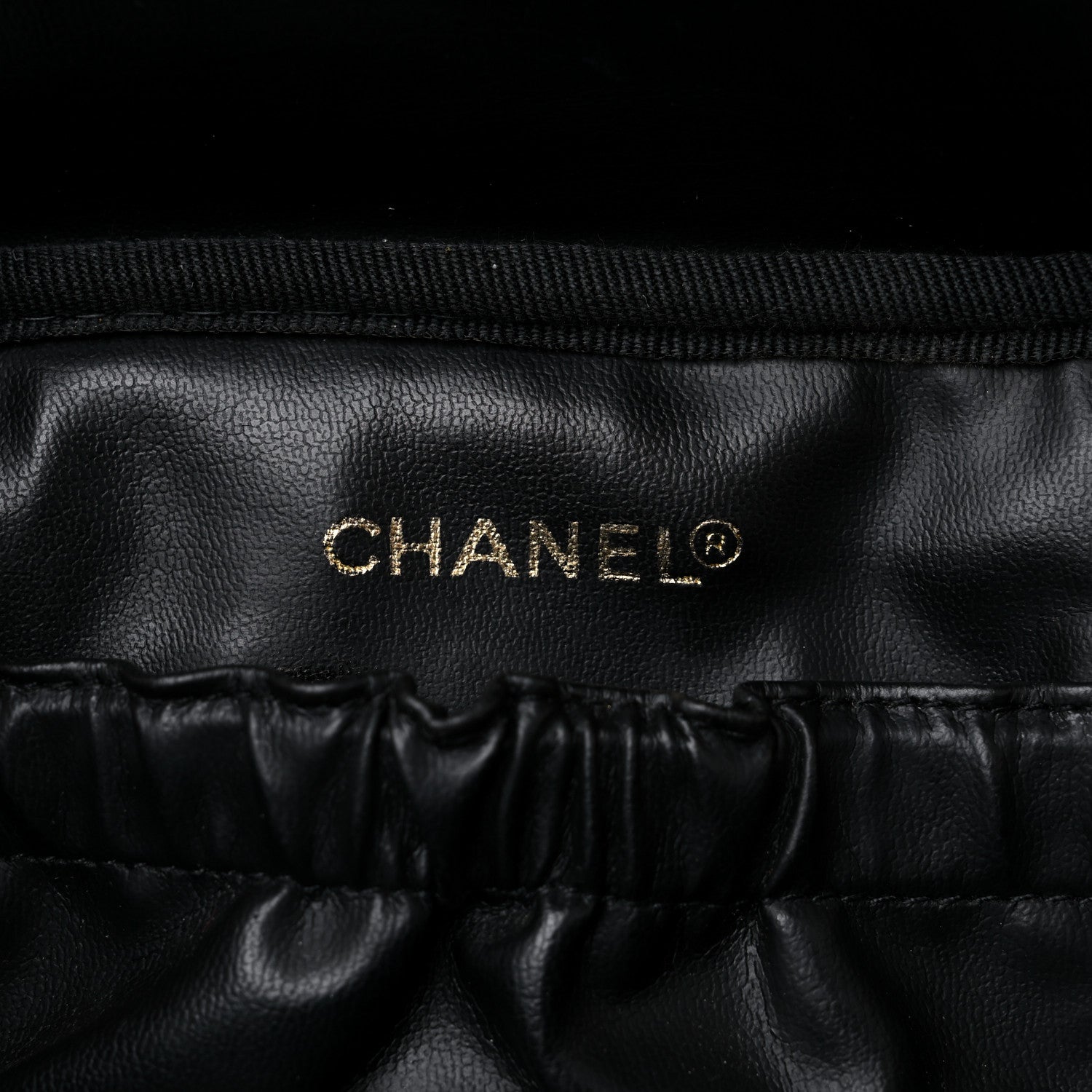 Chanel Caviar Vanity Cosmetic Case Black 6 of 15