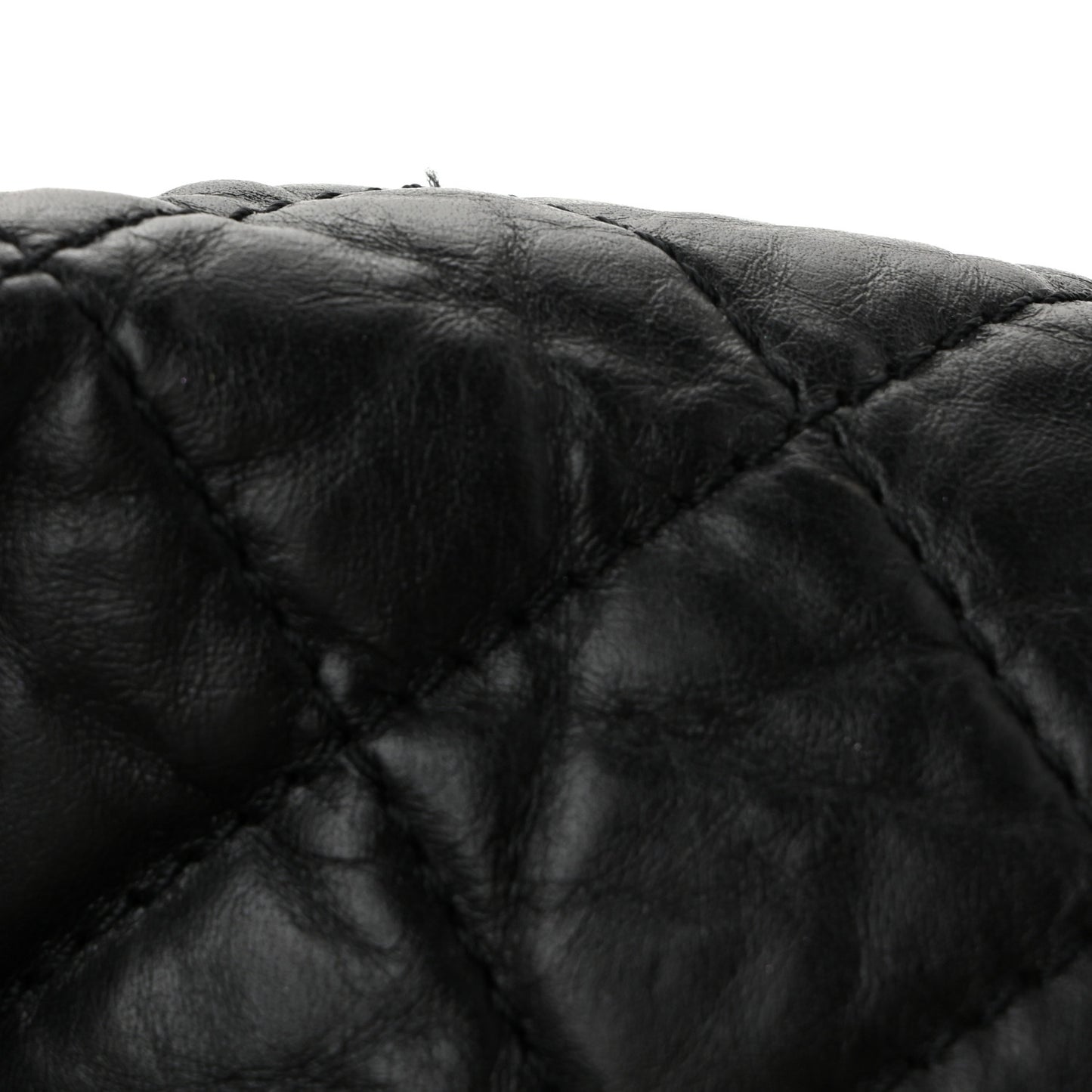 Aged Calfskin Quilted Waist Bag With Coin Purse Red Black