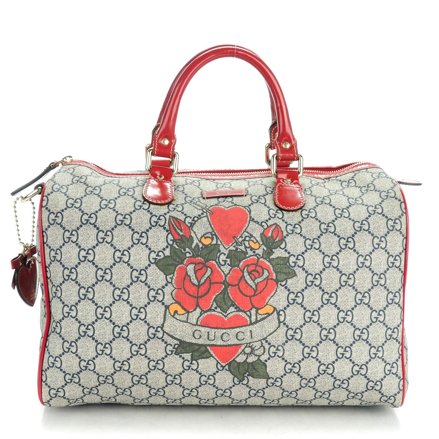 GG Plus Monogram Tattoo Heart Medium Joy Boston Red