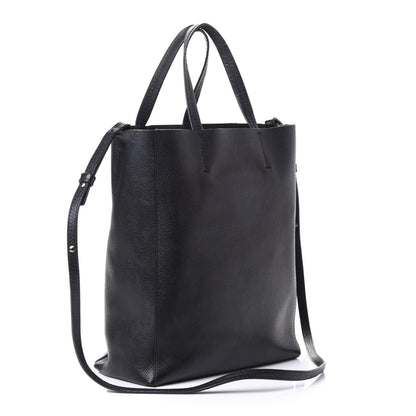 Celine Grained Calfskin Small Vertical Cabas Black 3 of 5