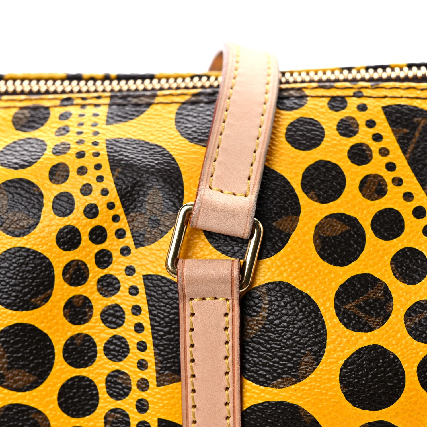 Louis Vuitton Monogram Kusama Pumpkin Dots Papillon 30 Yellow 7 of 11