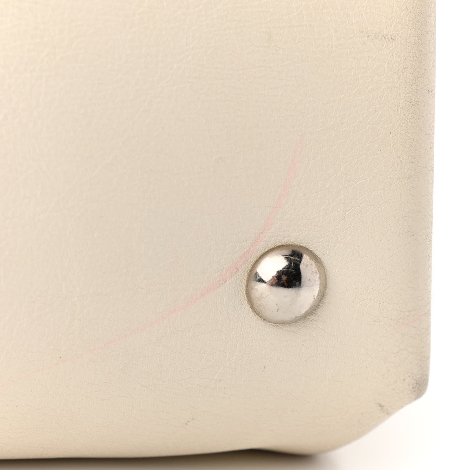 Alexander McQueen Calfskin Whipstitch Folk Tote White 18 of 20