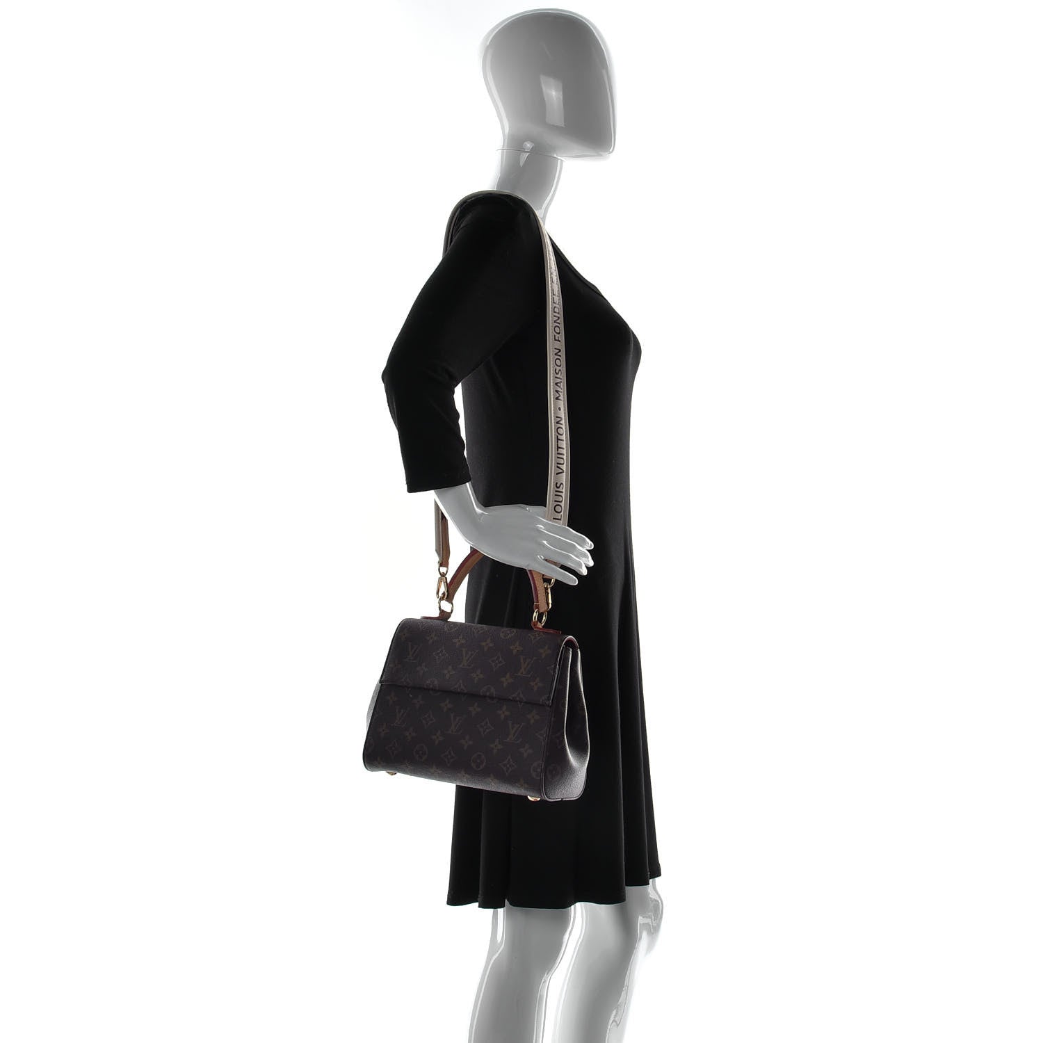 Louis Vuitton Monogram Cluny BB Creme 3 of 11