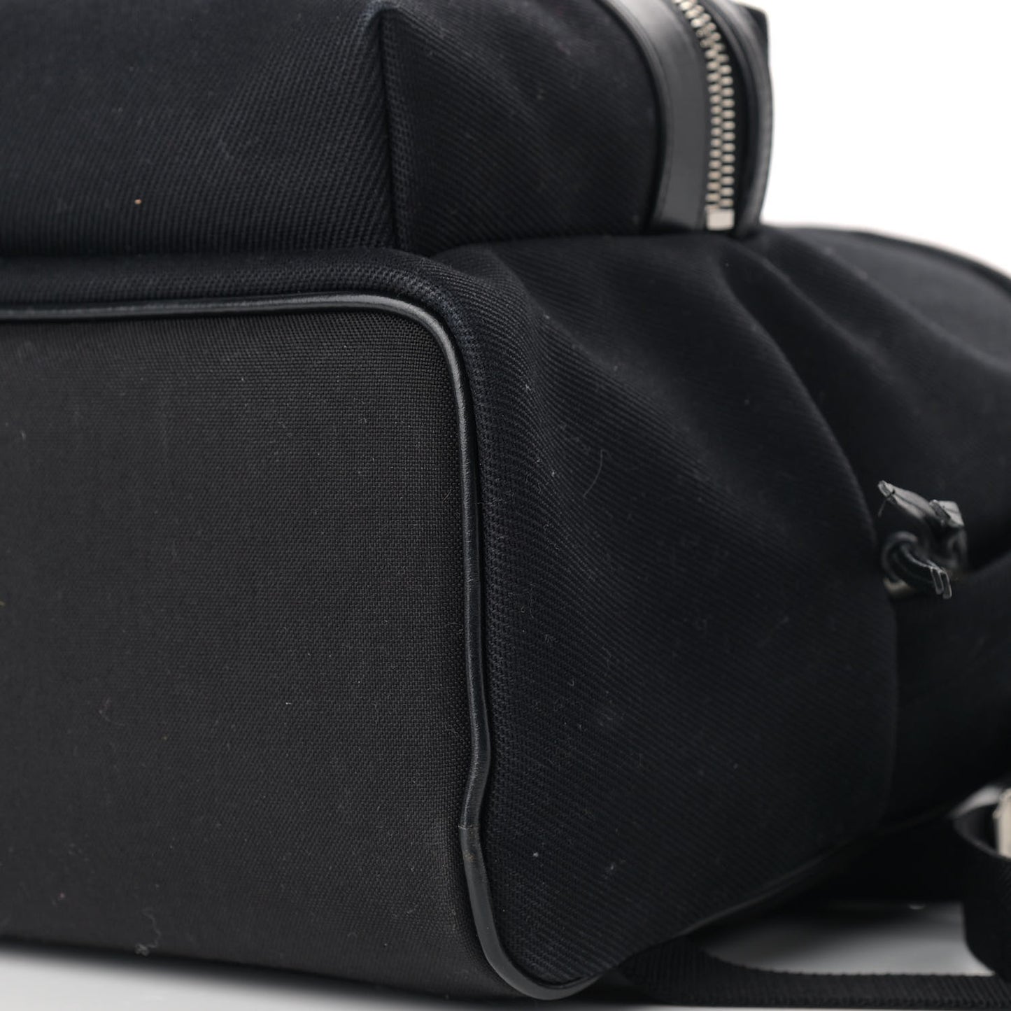 Canvas Signature Heaven Embroidered Mini City Backpack Black