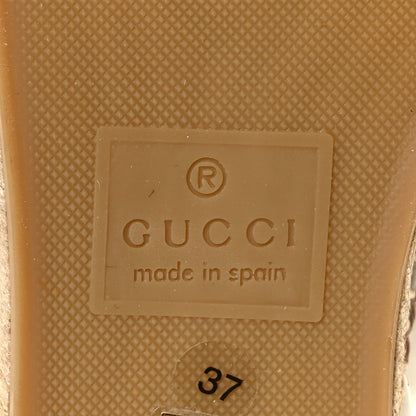 Gucci Nappa Matelasse GG Marmont Espadrilles 37 Great White 7 of 9