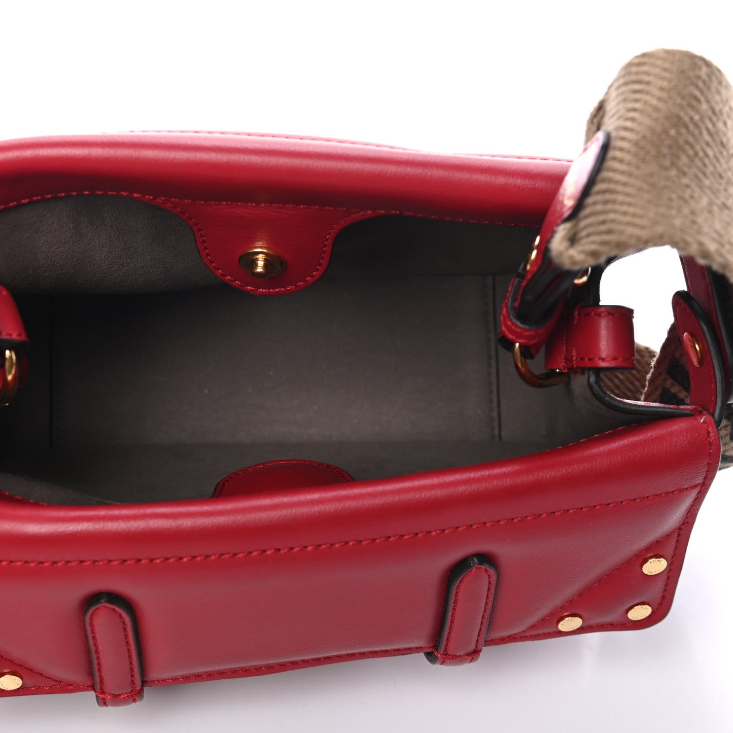 Vitello Grace Matte Small Flip Tote Fragola