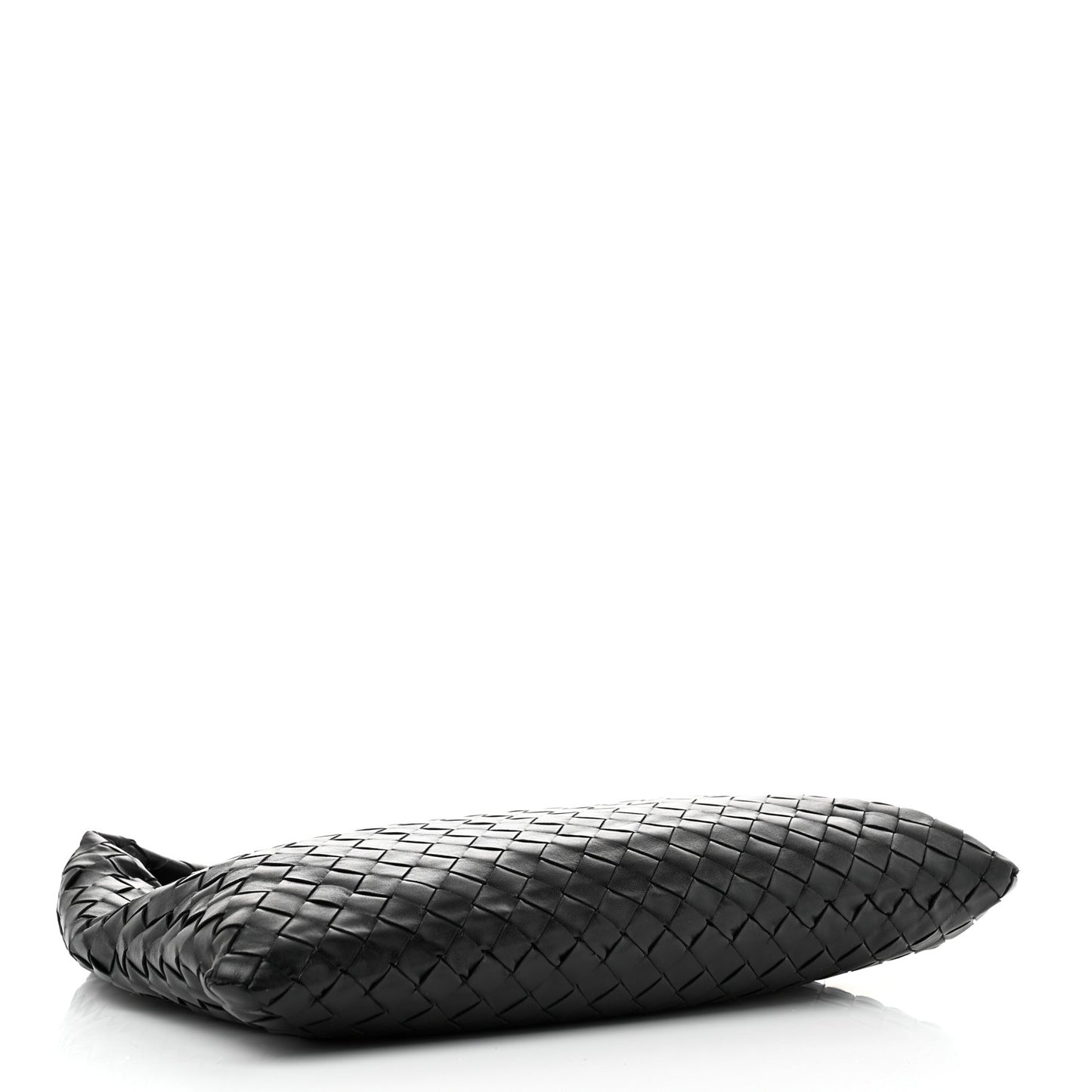 Calfskin Intrecciato Small Hop Black