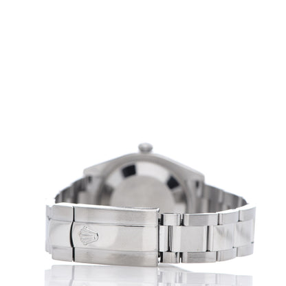 Rolex Stainless Steel 18K White Gold Diamond 31mm Oyster Perpetual Datejust Watch Silver 178274 4 of 8