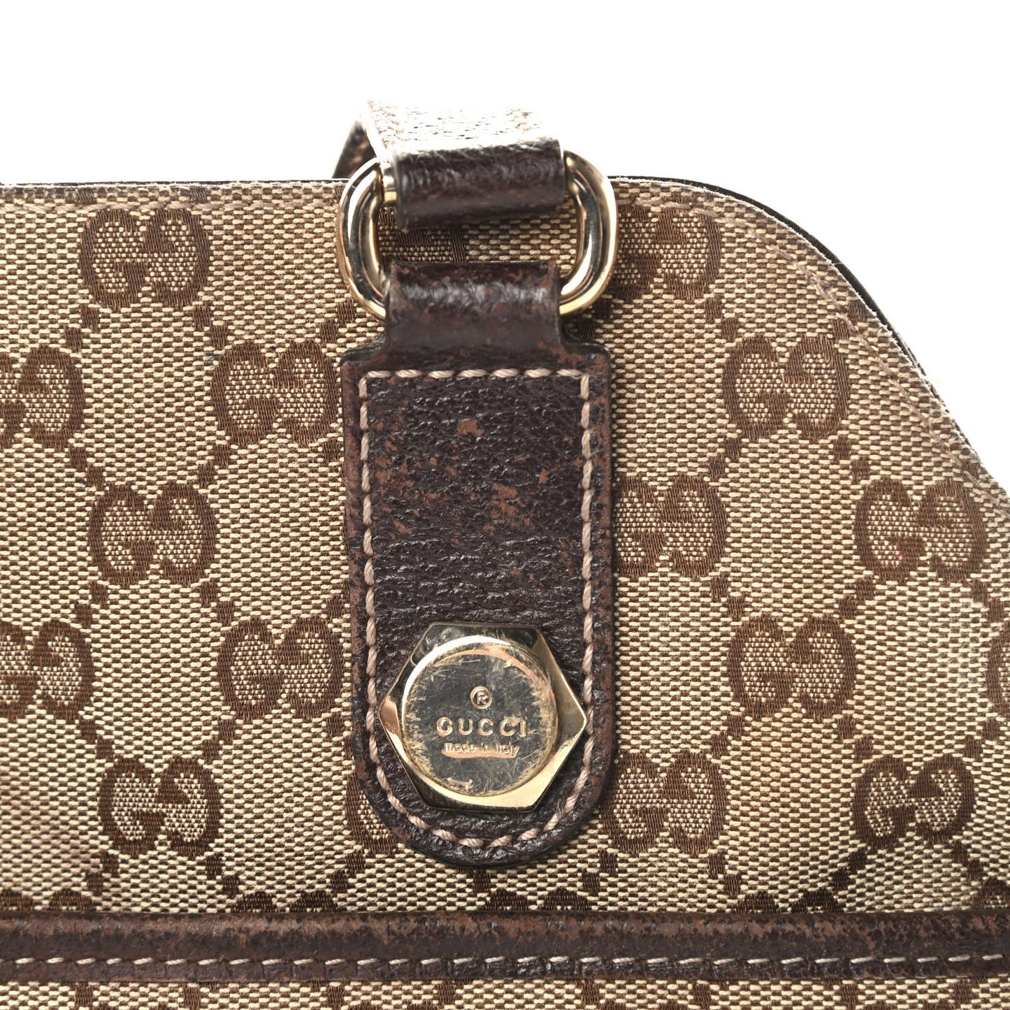 Monogram Medium Charmy Shoulder Bag Brown