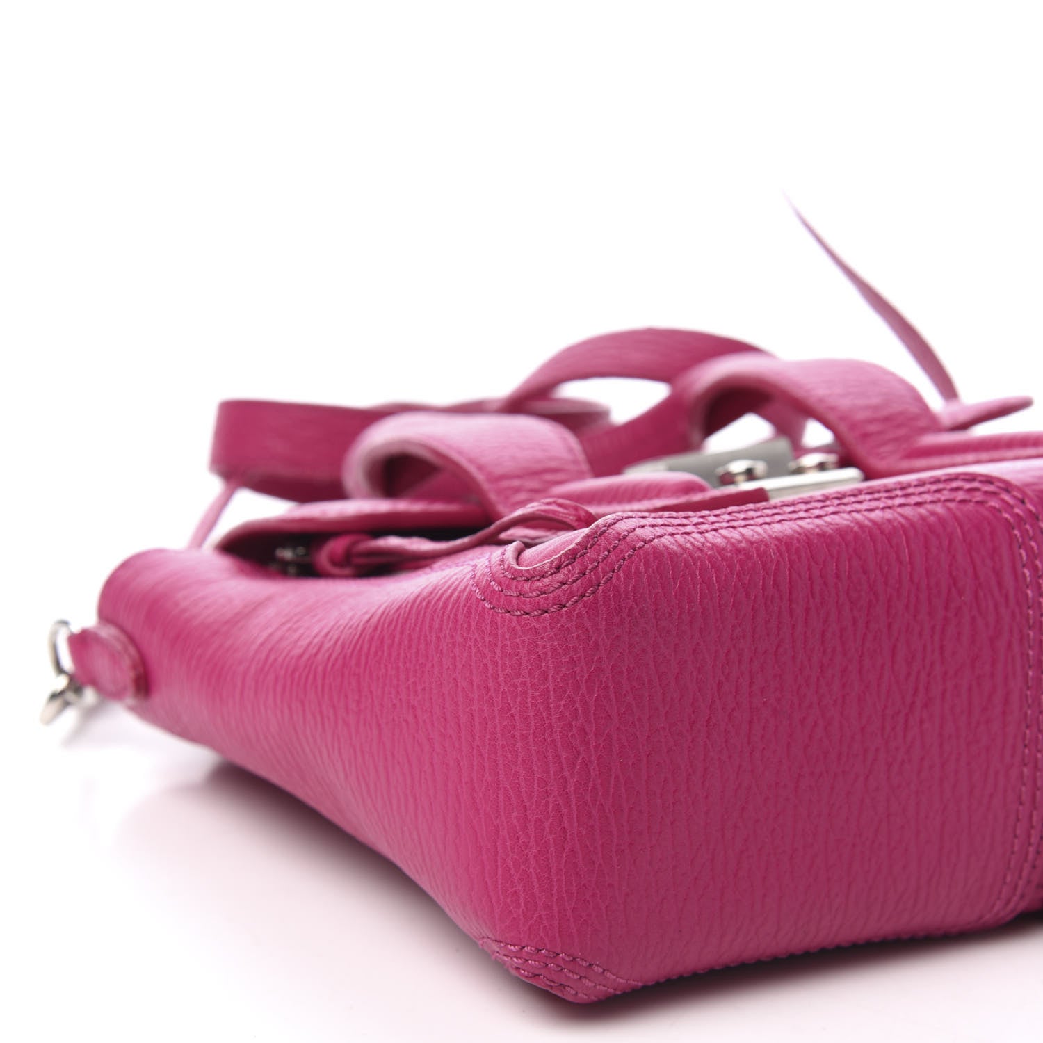 3.1 Phillip Lim Textured Calfskin Mini Pashli Satchel Magenta 8 of 11