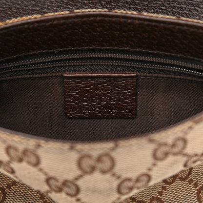 Gucci Monogram Waist Pouch Bag Dark Brown 6 of 10