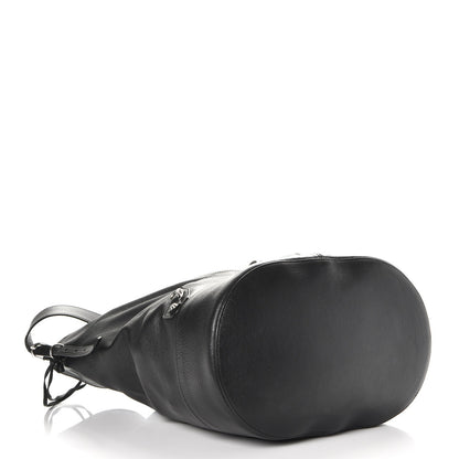 Balenciaga Veau Papier Classic Hardware Drop Bucket Bag Nero Black 4 of 10