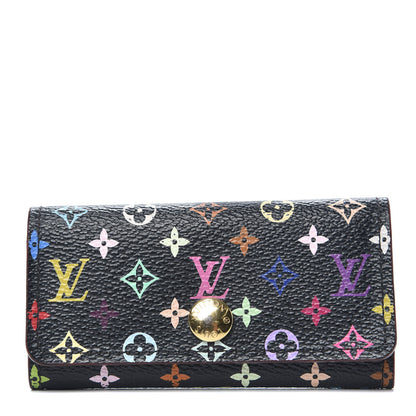 Louis Vuitton Monogram Multicolor Multicles 4 Key Holder Black Grenade 1 of 9