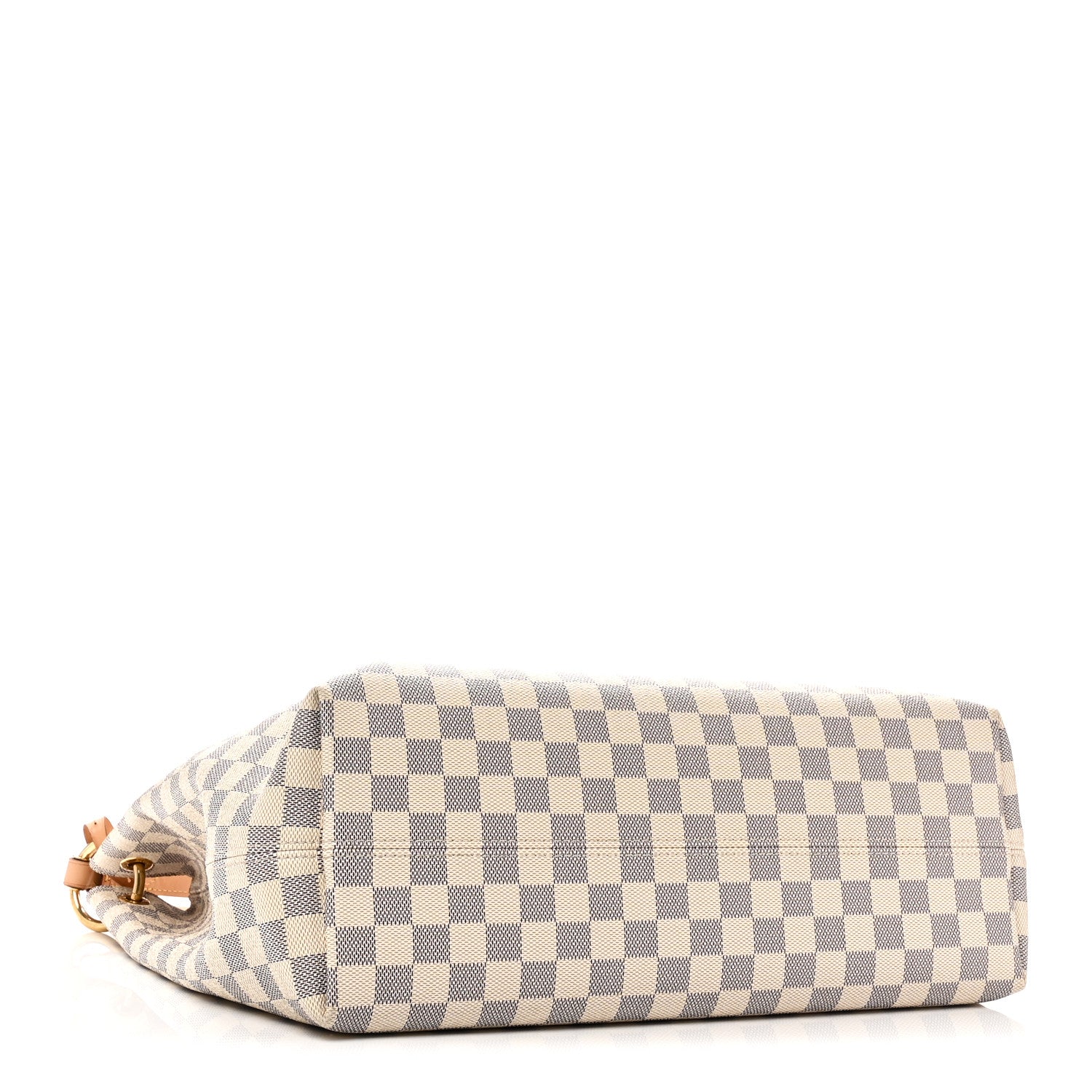 Louis Vuitton Damier Azur Graceful MM Rose Ballerine 4 of 9