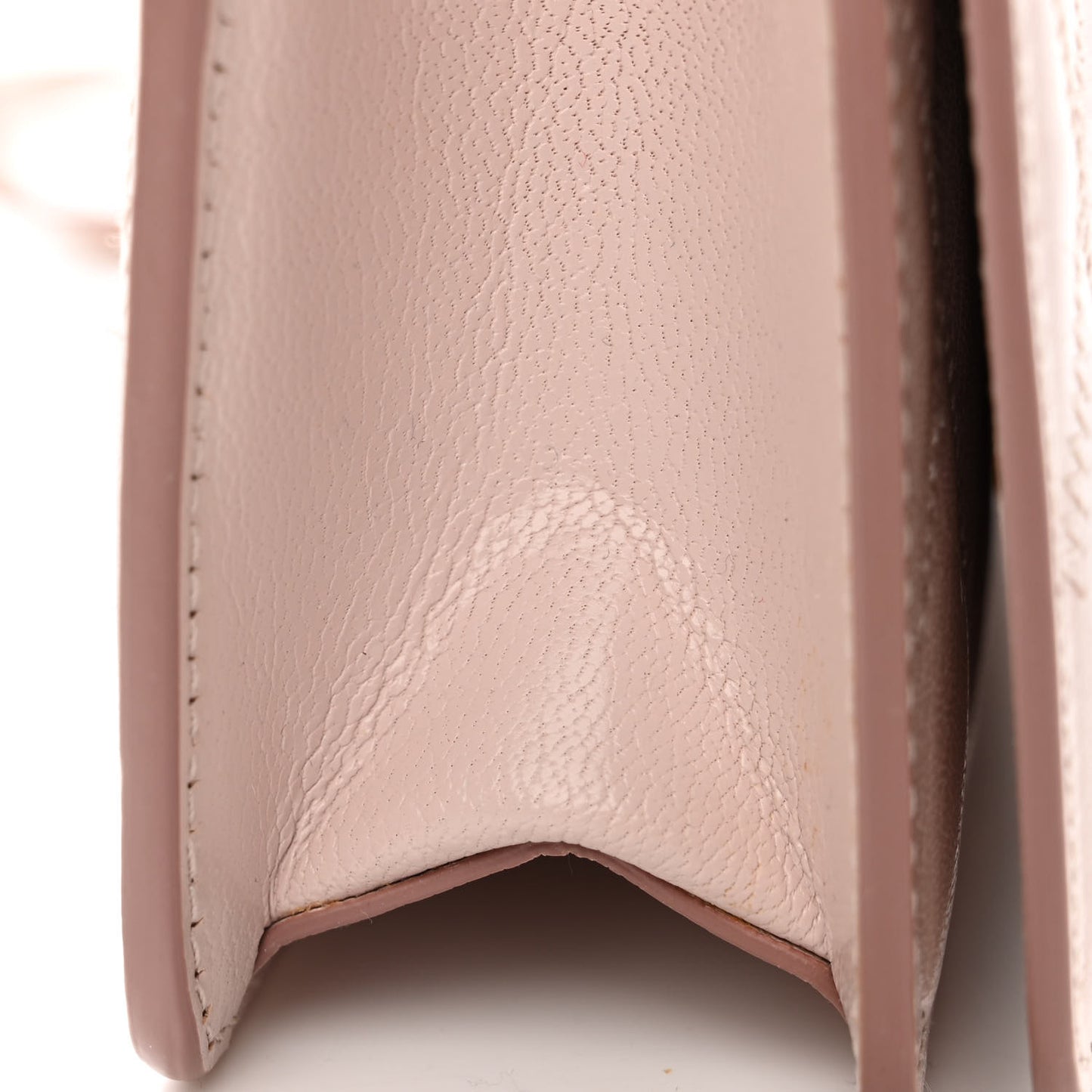 Goatskin Quilted GV3 Strap Wallet