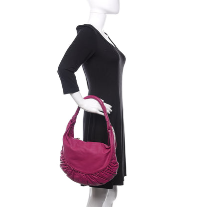Christian Dior Calfskin Gypsy Hobo Purple 3 of 11