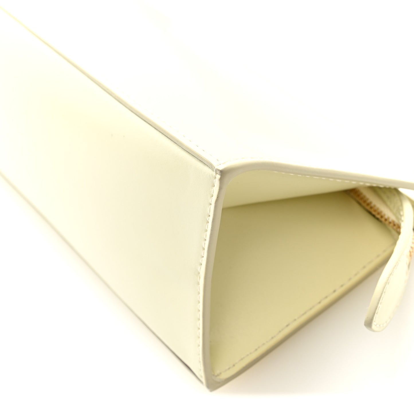 Calfskin Pencil Shoulder Bag Creme