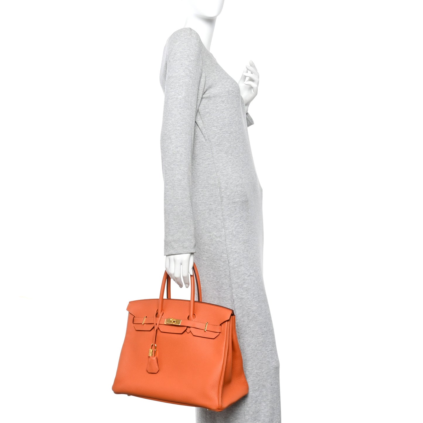 Togo Birkin 35 Orange