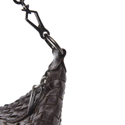 Bottega Veneta Nappa Intrecciato Small Shoulder Bag Ebano 8 of 14
