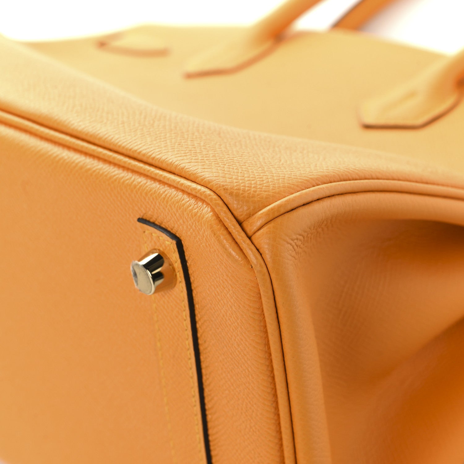 Hermes Epsom Horseshoe Birkin 30 Jaune D'Or 12 of 13