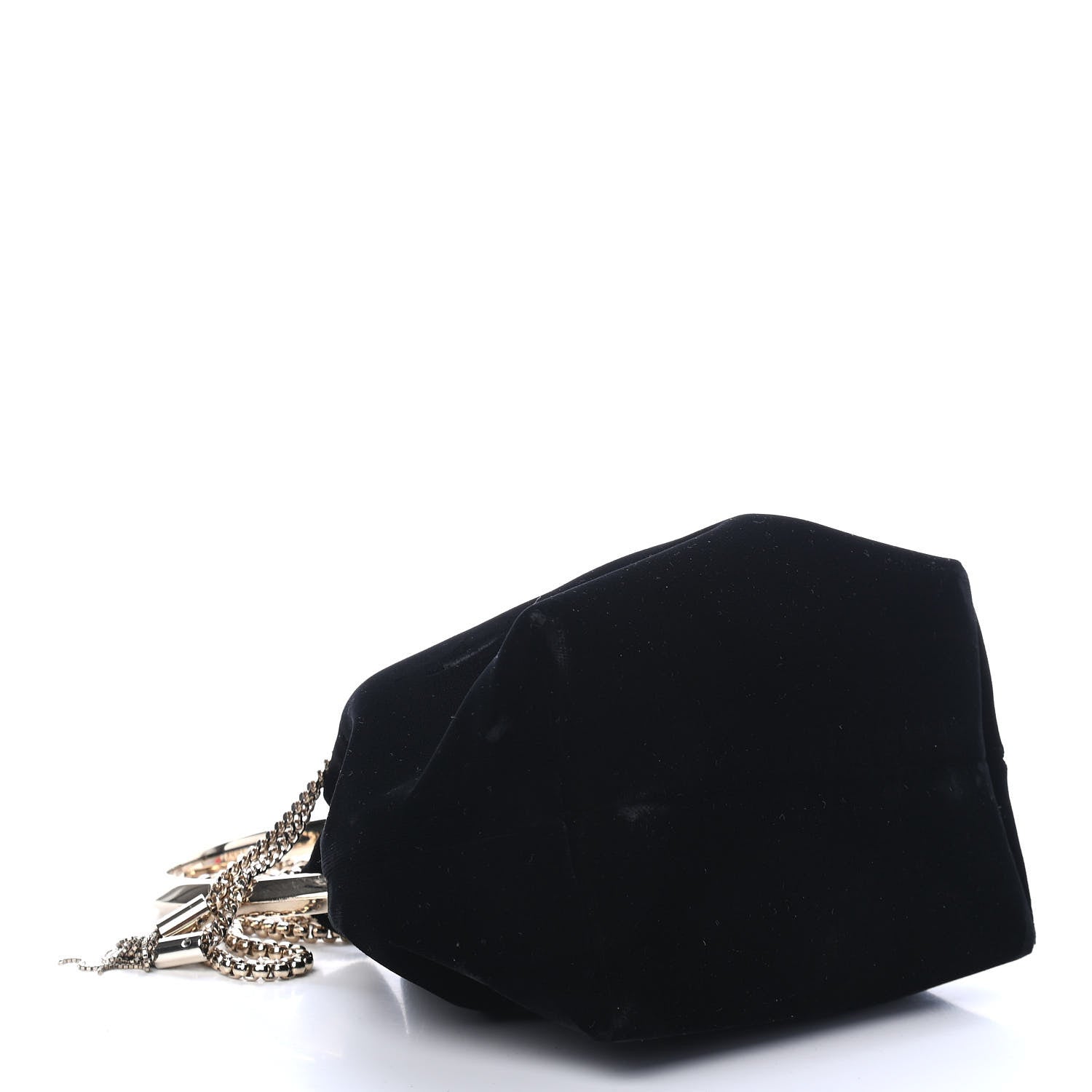 Jimmy Choo Velvet Bon Bon Bag Black 3 of 4