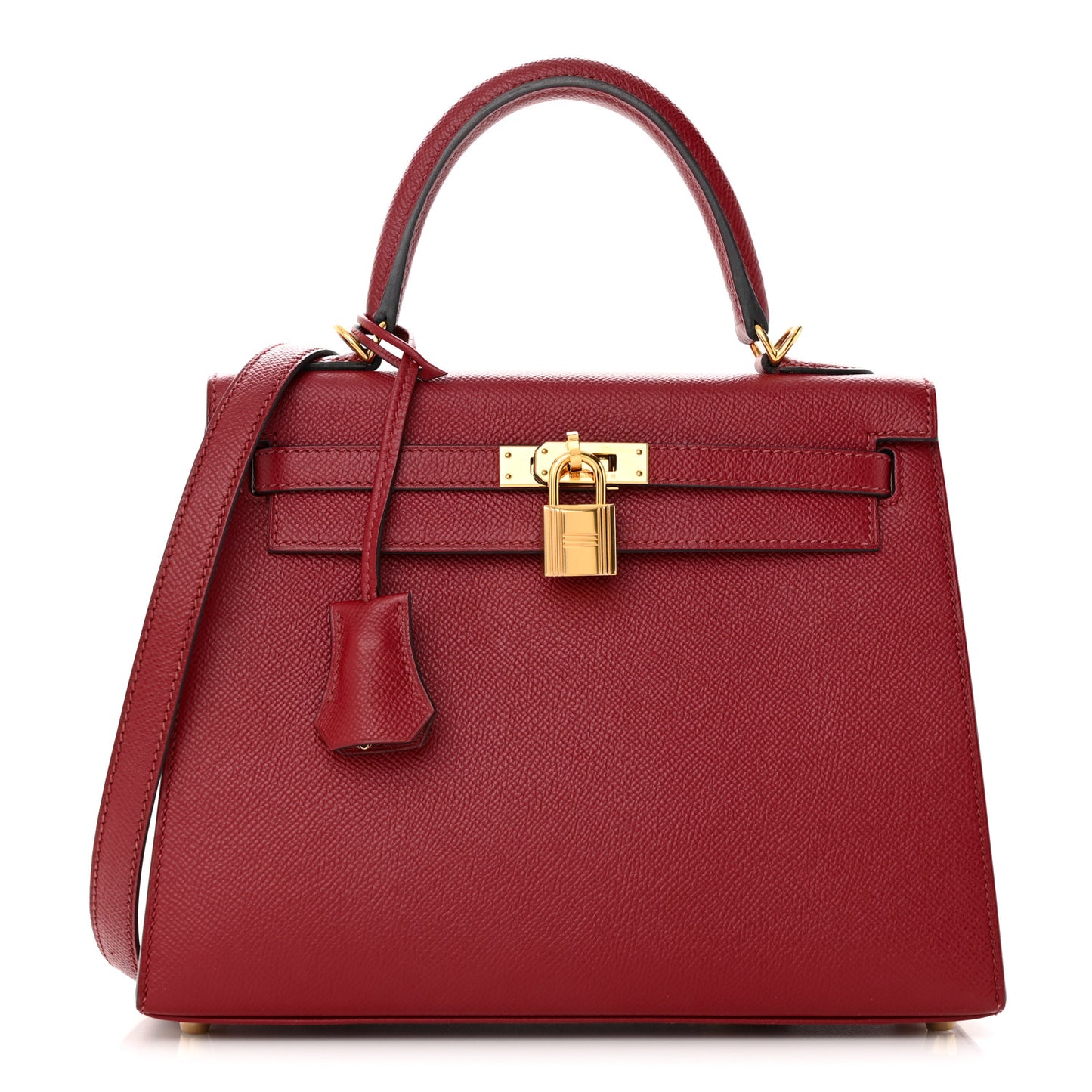 Epsom Kelly Sellier 25 Rouge Grenat
