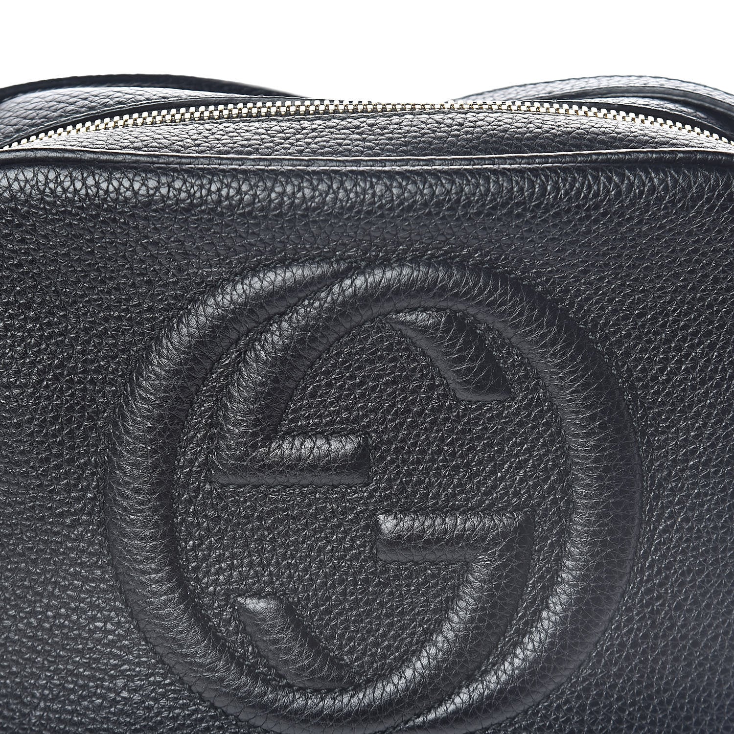 Gucci Pebbled Calfskin Small Soho Disco Bag Black 7 of 10