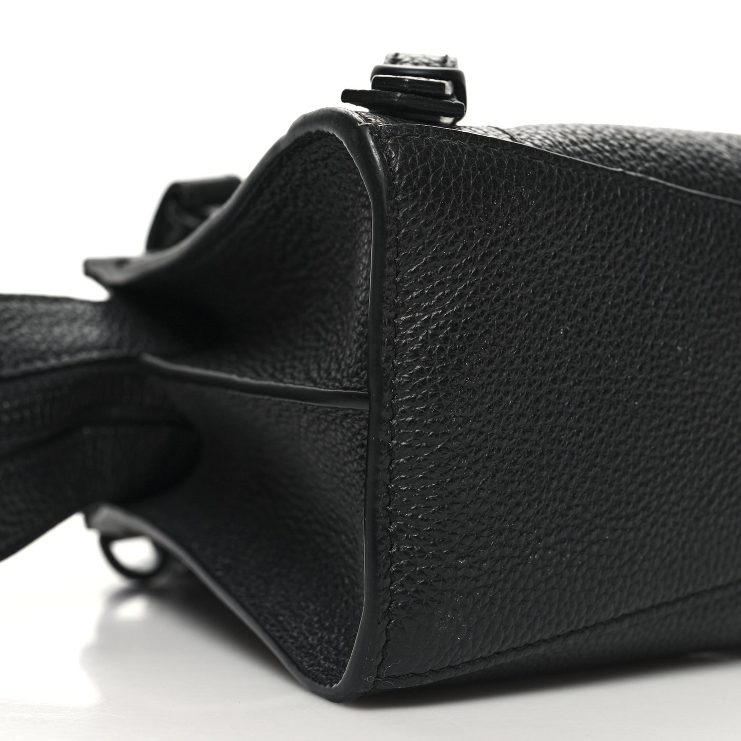 Grained Calfskin Neo Classic Black Hardware Mini City Black