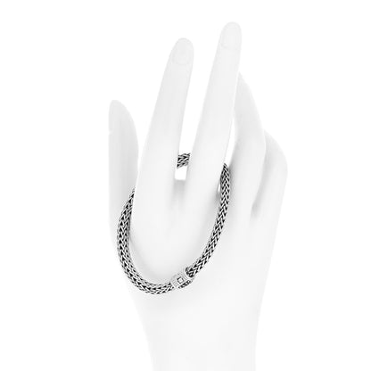 John Hardy Sterling Silver Black Sapphire 6.5mm Classic Chain Bracelet 2 of 6