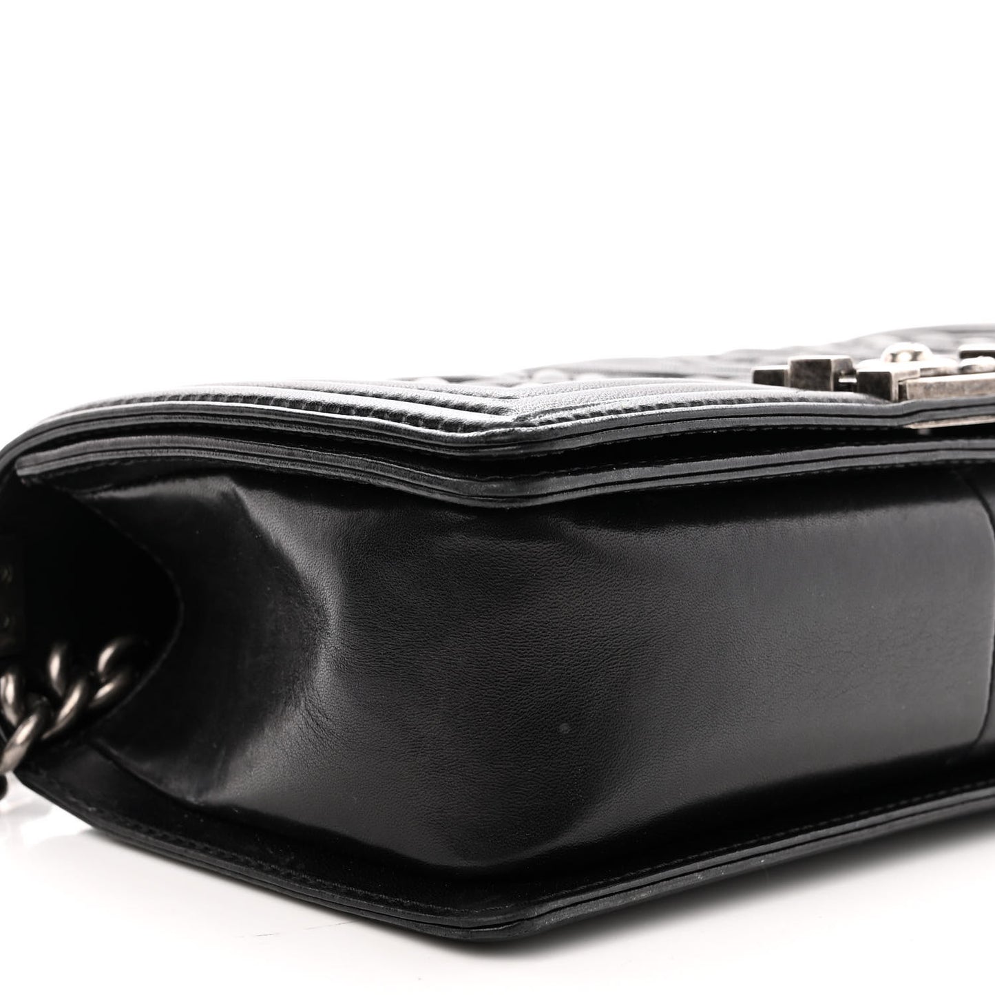 Lambskin Medium Celtic Boy Flap Black