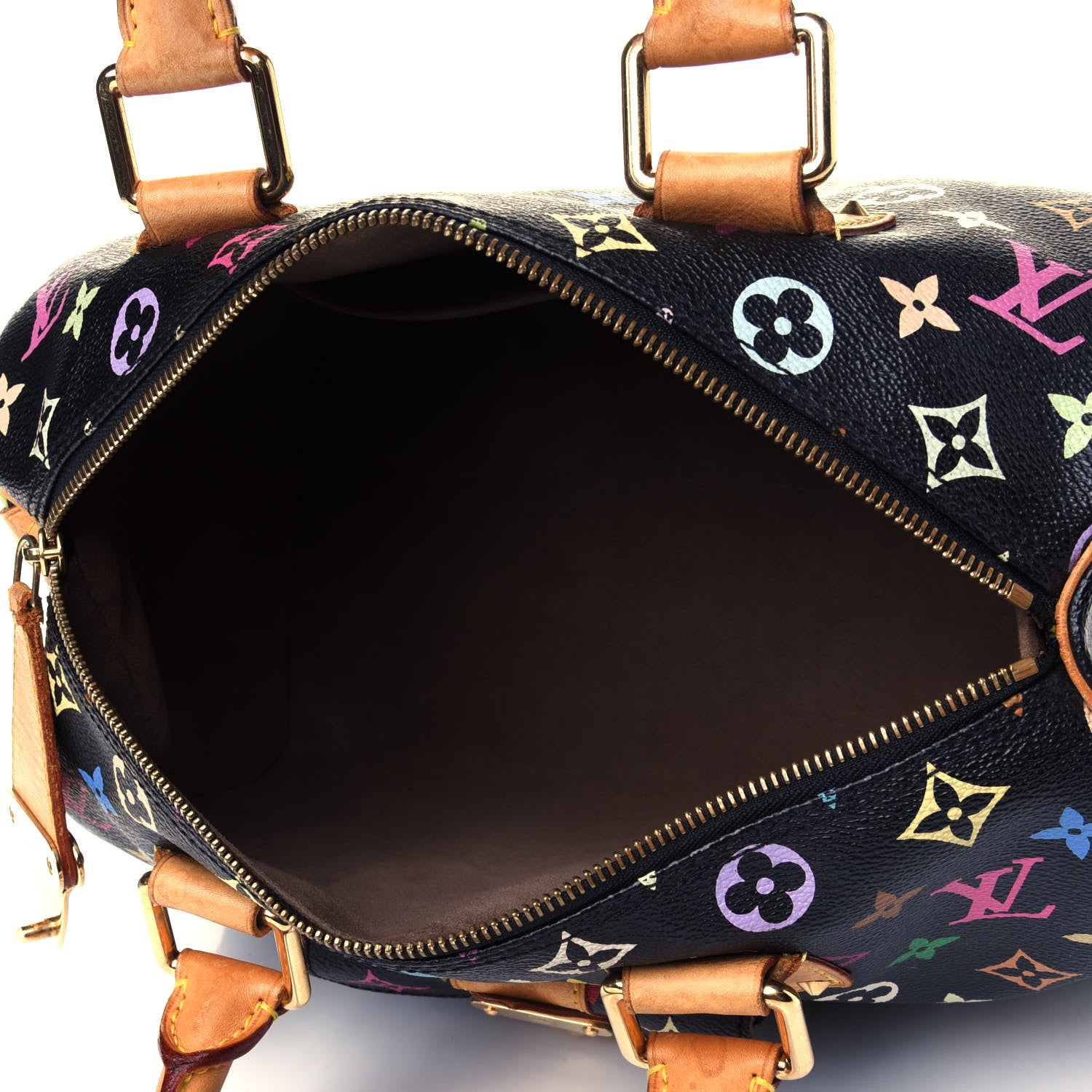 Louis Vuitton Monogram Multicolor Speedy 30 Black 4 of 4