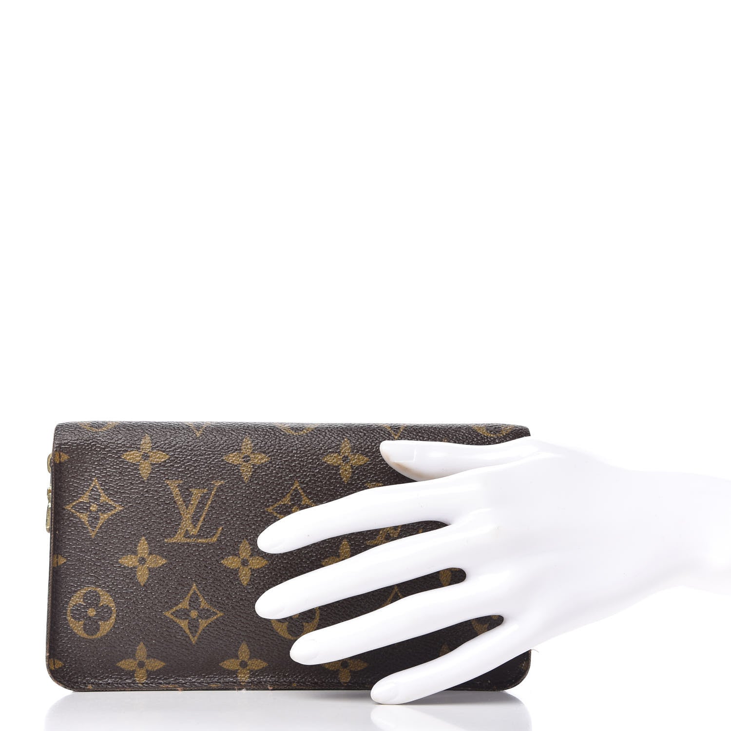 Louis Vuitton Monogram Porte-Monnaie Zippy Wallet 2 of 14