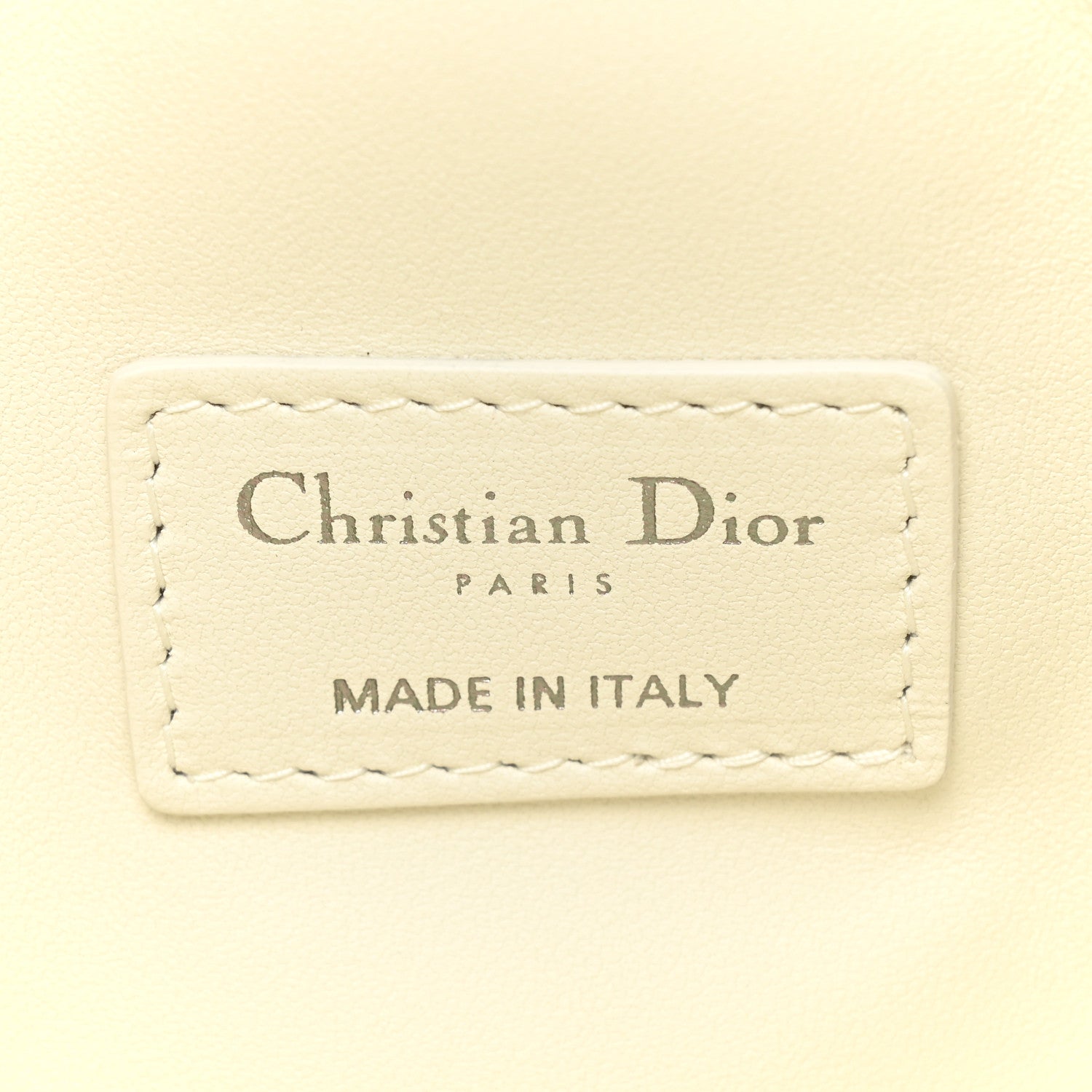 Christian Dior Calfskin Macrocannage Medium Diortravel Nomad Pouch Latte 6 of 10