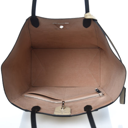 Louis Vuitton Calfskin Lockme Cabas Vanille Black 6 of 12