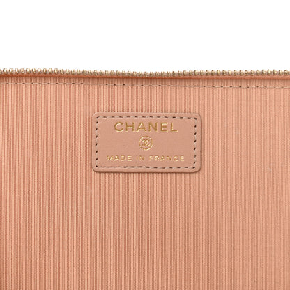 Chanel Lambskin Quilted Small Top Handle Vanity Case With Chain Beige 6 of 11